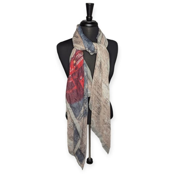 Unknown Accessories - New York City Themed Oversized Scarf